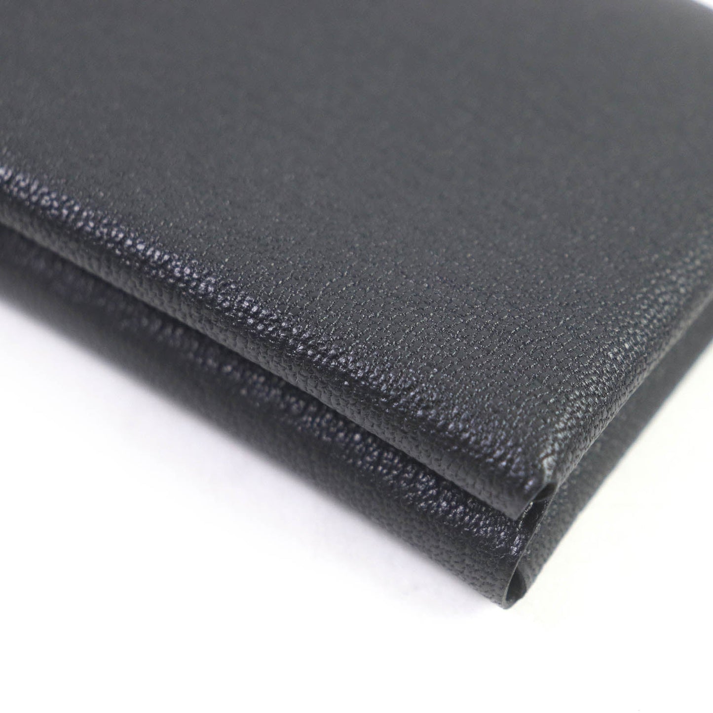 HERMES Coin case Evercolor black Calvi duo