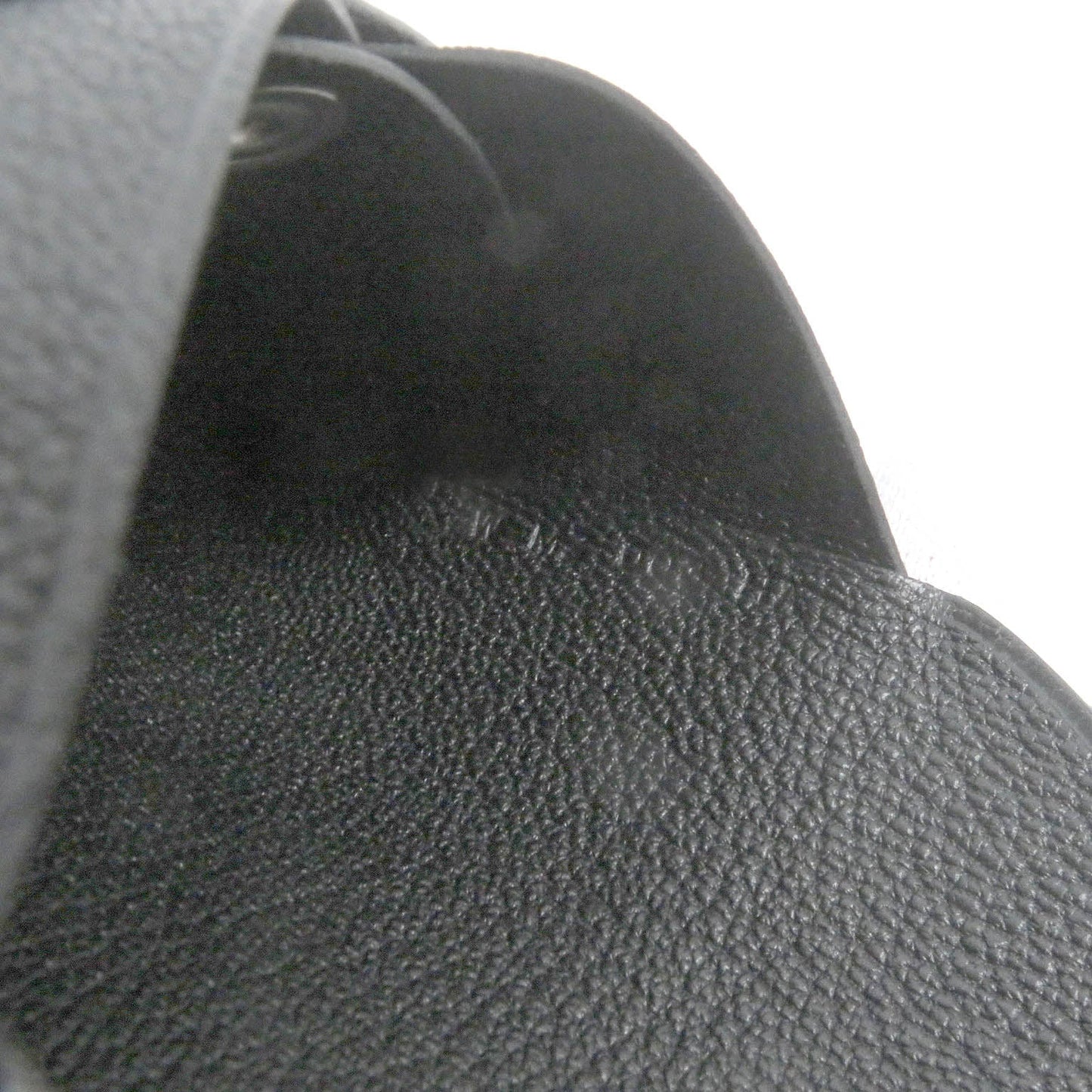 HERMES Coin case Evercolor black Calvi duo