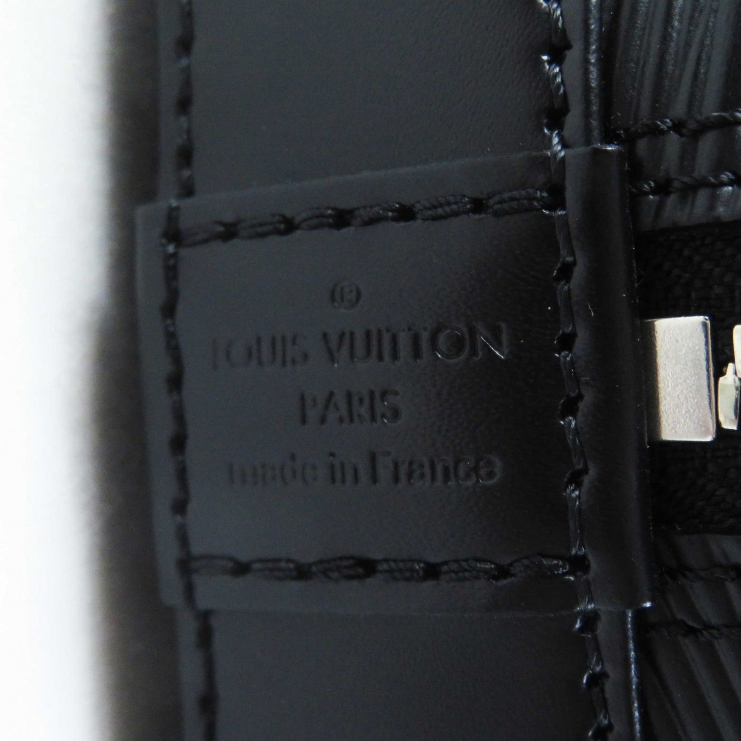 LOUIS VUITTON Handbag M40862 Epi Leather black Alma BB