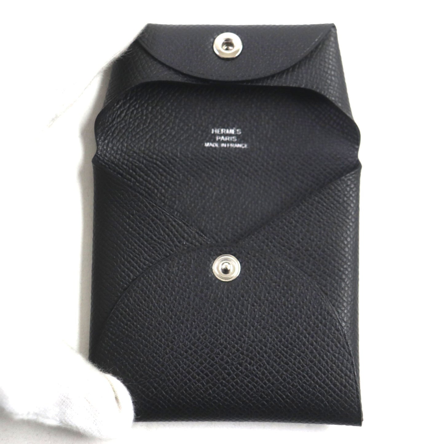 HERMES Coin case Epsom black Bastia
