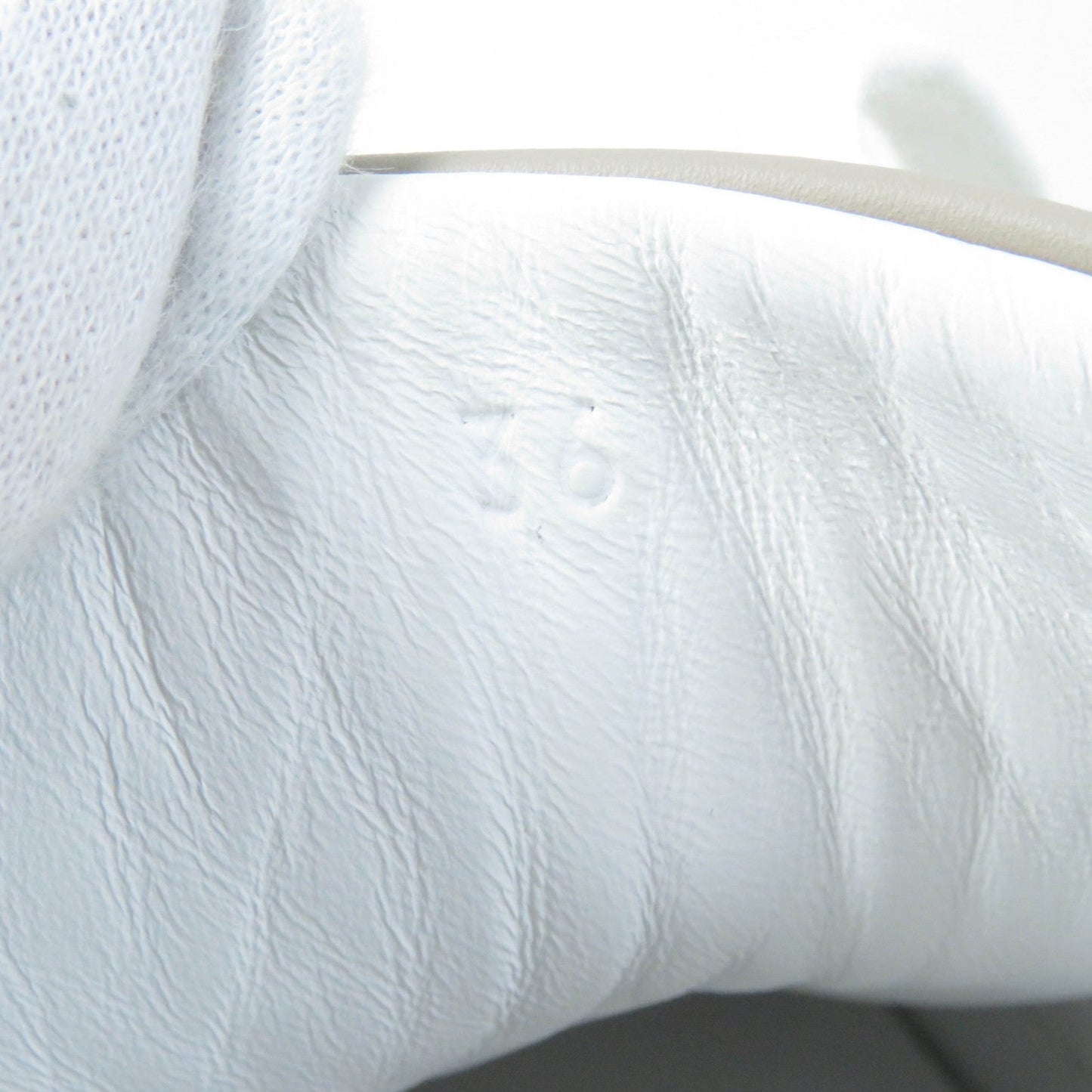 HERMES Low cut sneakers leather Beige Sketch / White Day 36
