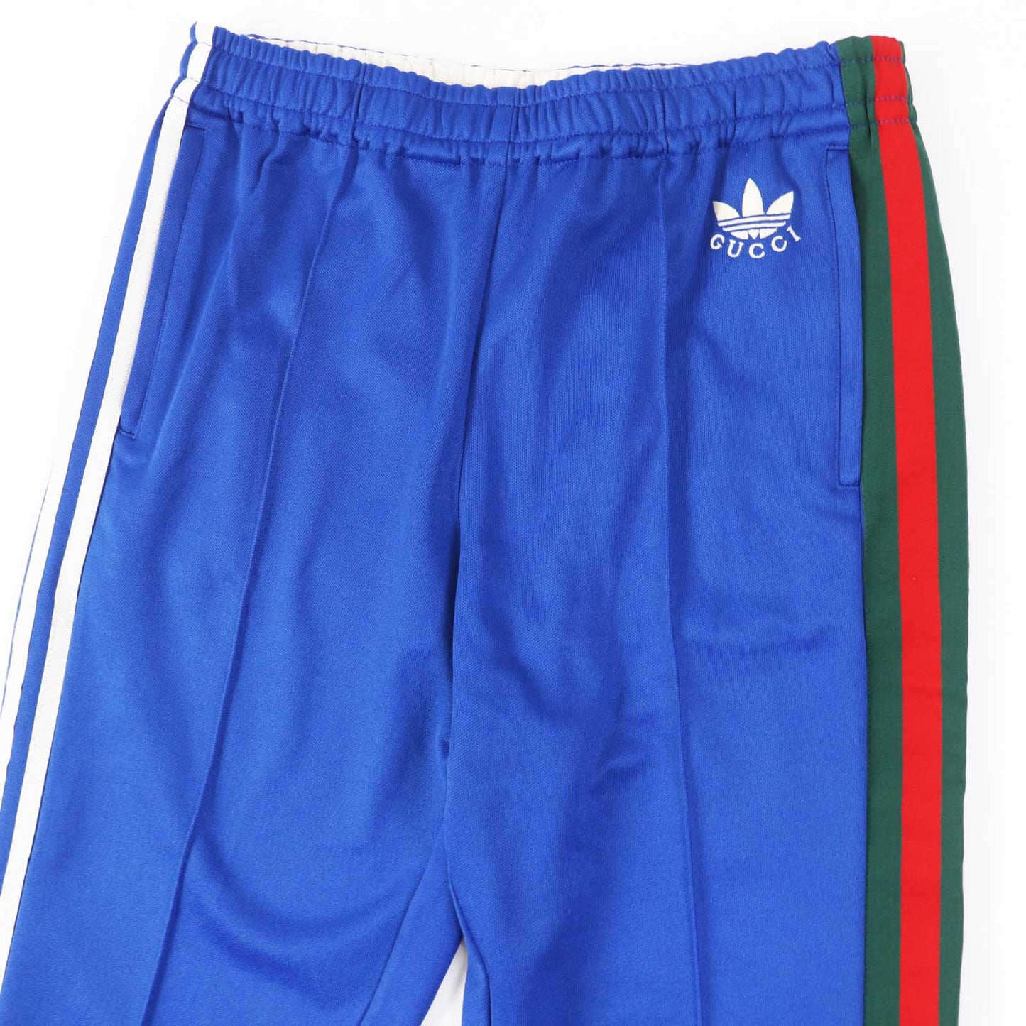 GUCCI Pants 696270 polyester cobalt blue Web line Flared jogging pants M