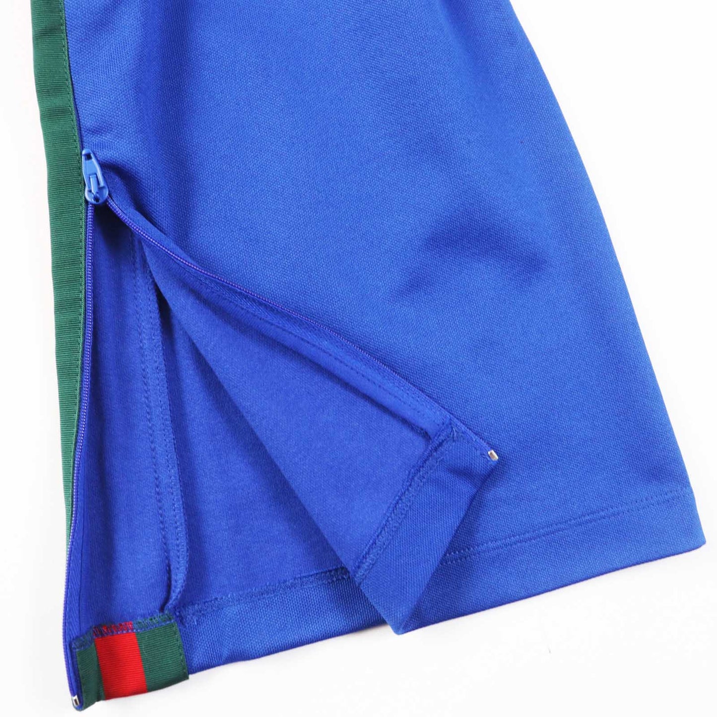 GUCCI Pants 696270 polyester cobalt blue Web line Flared jogging pants M