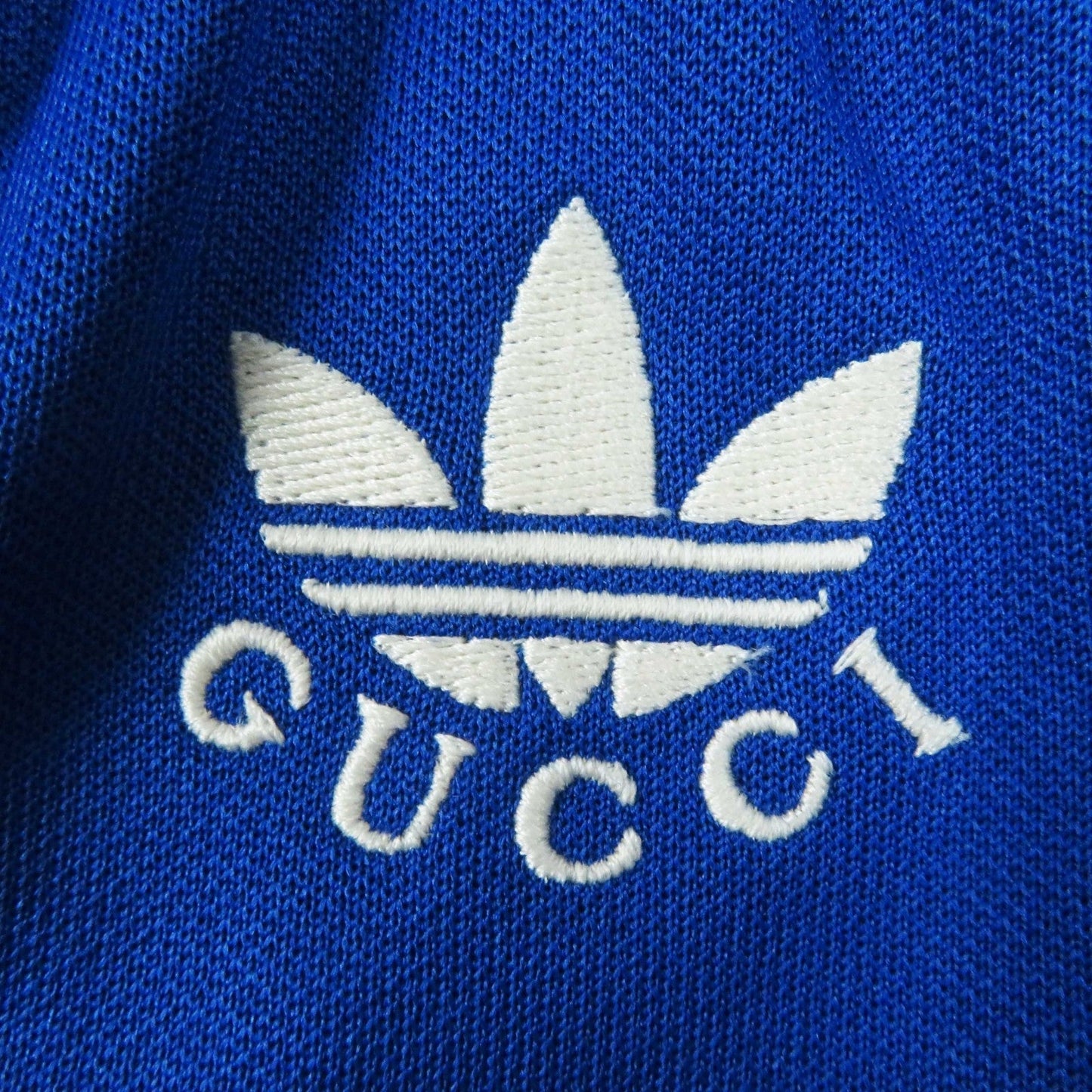 GUCCI Pants 696270 polyester cobalt blue Web line Flared jogging pants M