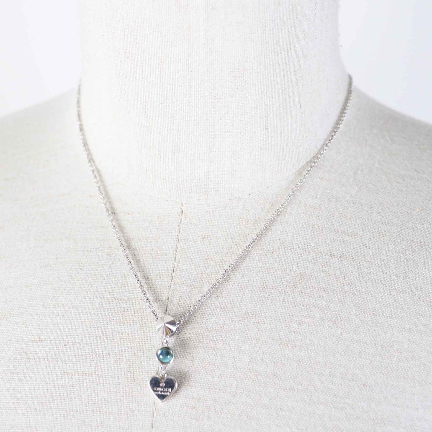 GUCCI Necklace 325871 SV925 Silver light blue