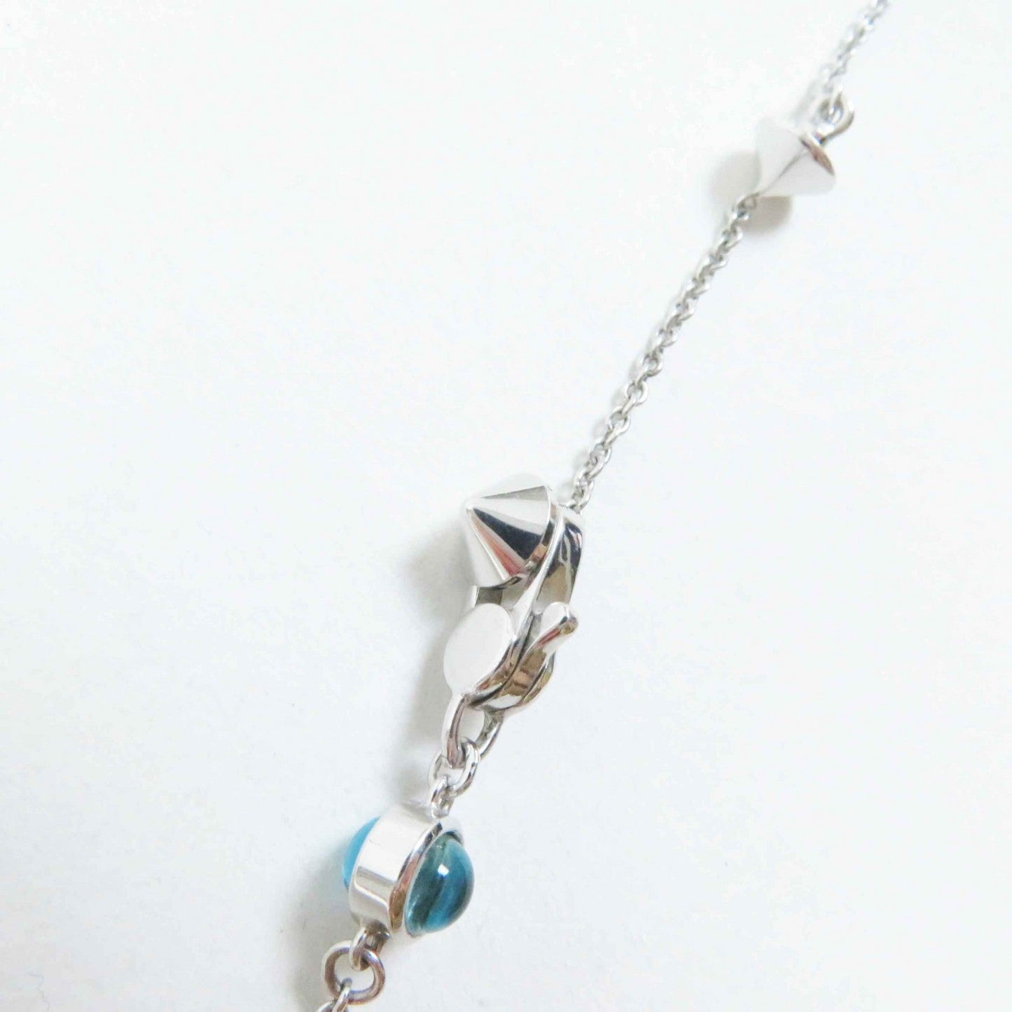 GUCCI Necklace 325871 SV925 Silver light blue