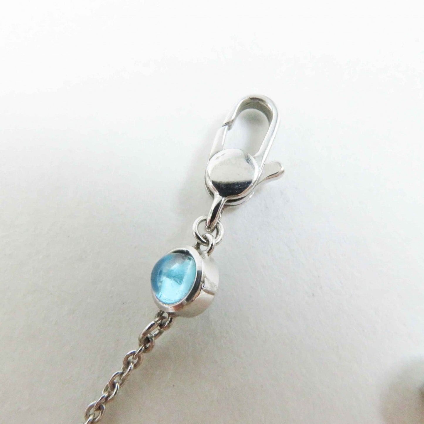 GUCCI Necklace 325871 SV925 Silver light blue