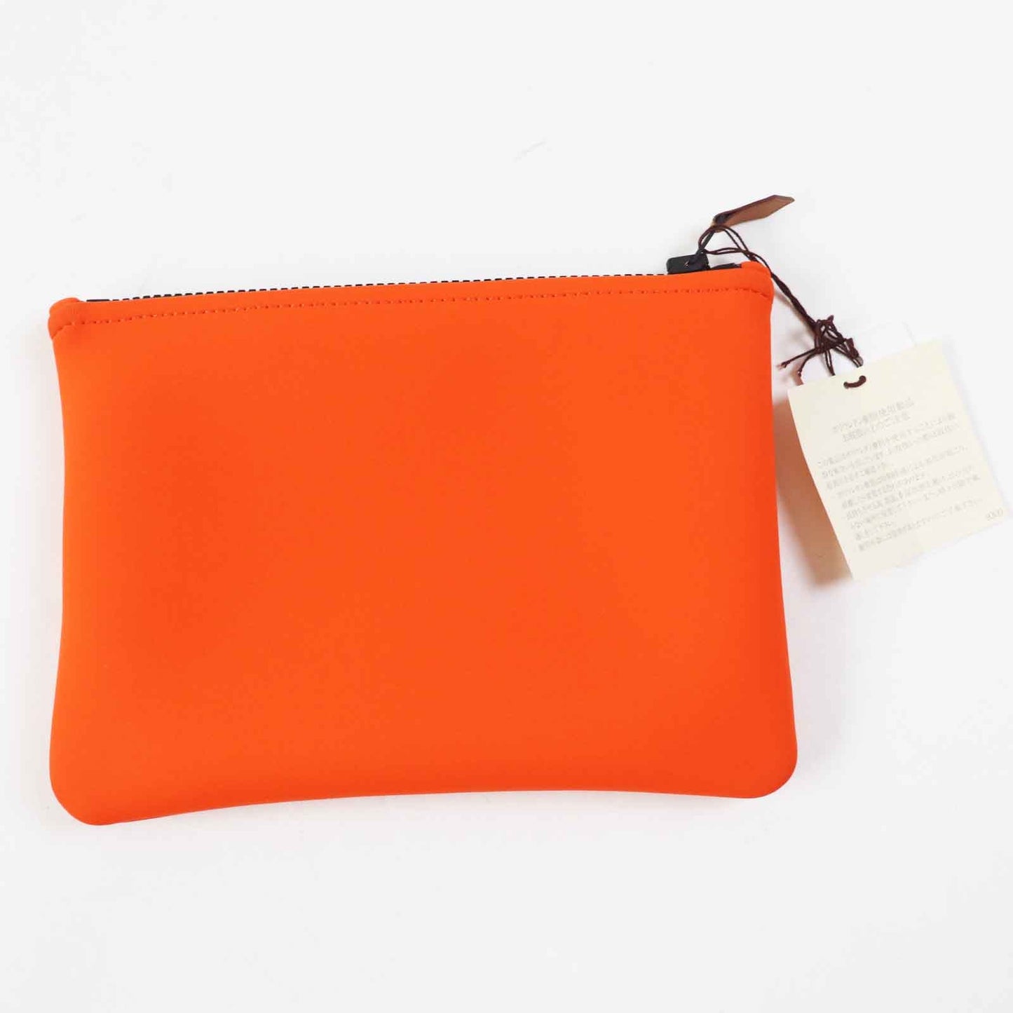 HERMES Pouch polyamide Neon orange Truth Flat PM