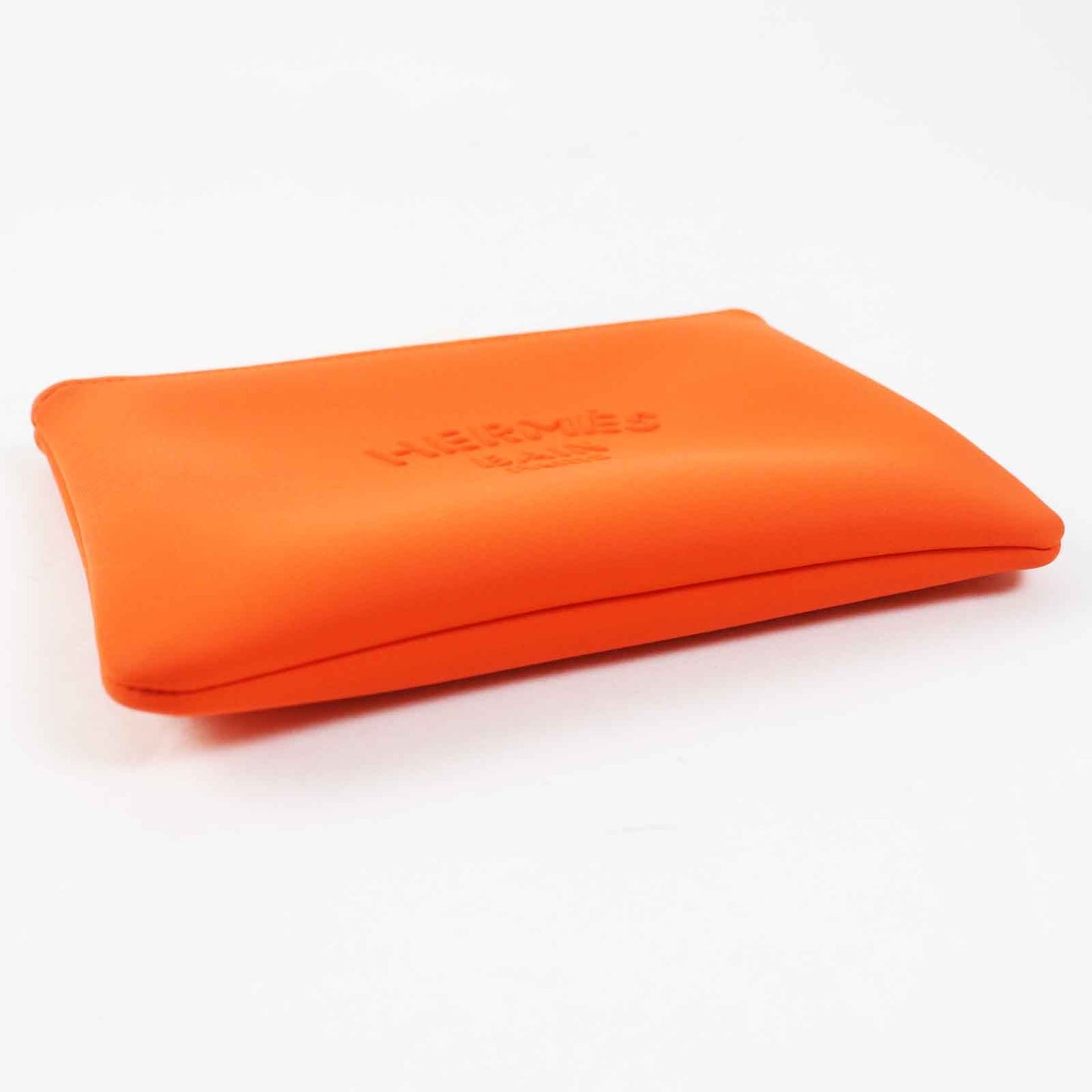 HERMES Pouch polyamide Neon orange Truth Flat PM