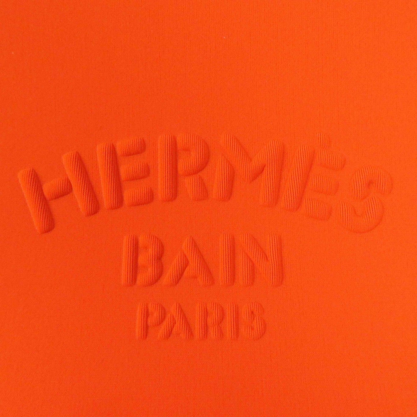 HERMES Pouch polyamide Neon orange Truth Flat PM