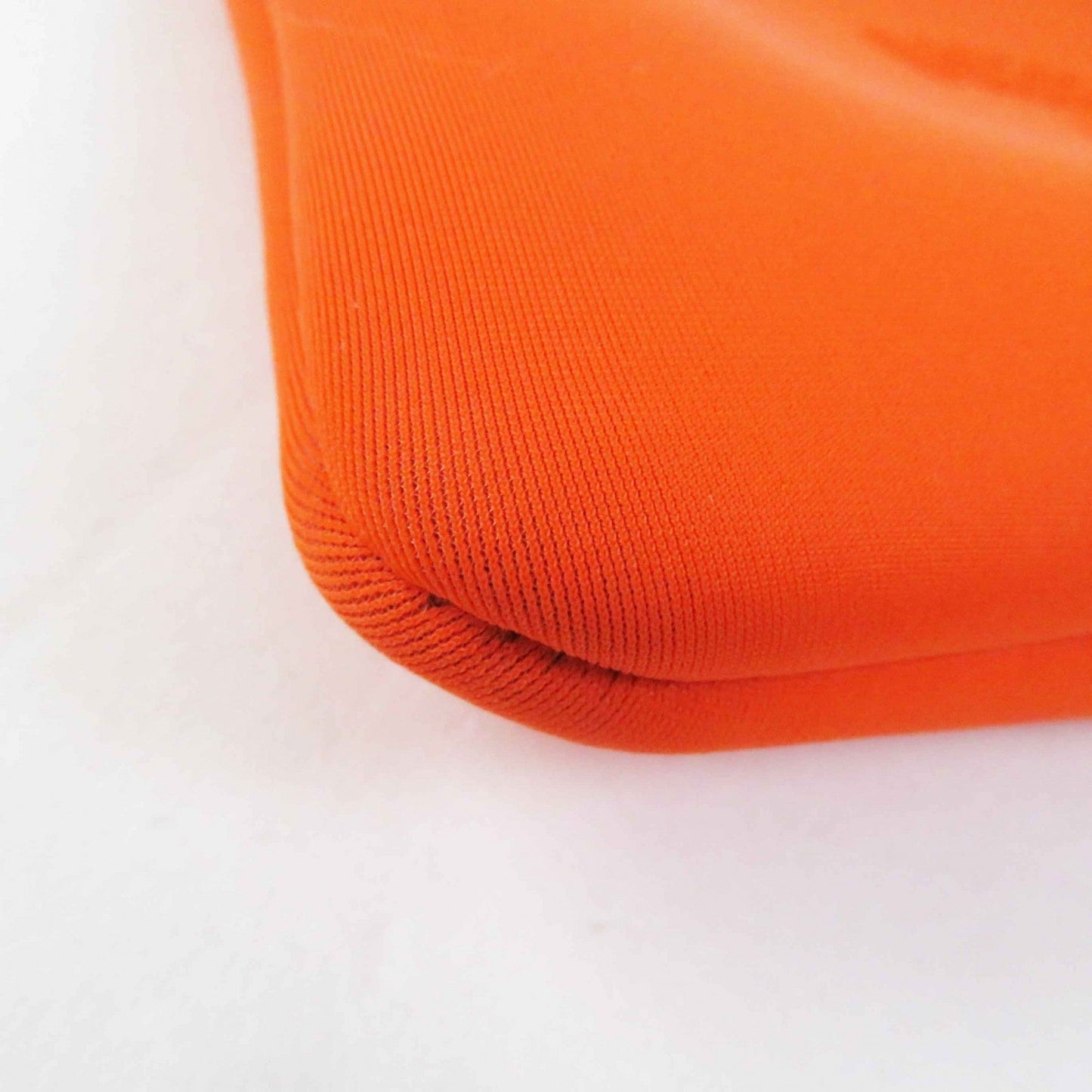 HERMES Pouch polyamide Neon orange Truth Flat PM