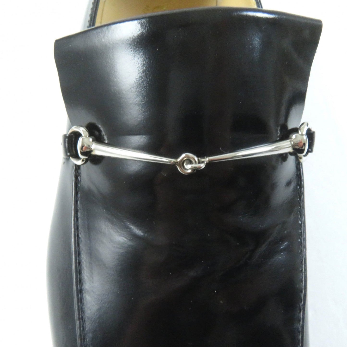 GUCCI loafers 100 0418 leather black 36.5