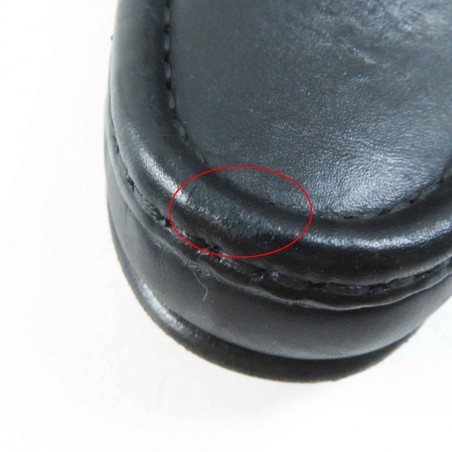 GUCCI loafers 100 0255／1 leather black 36