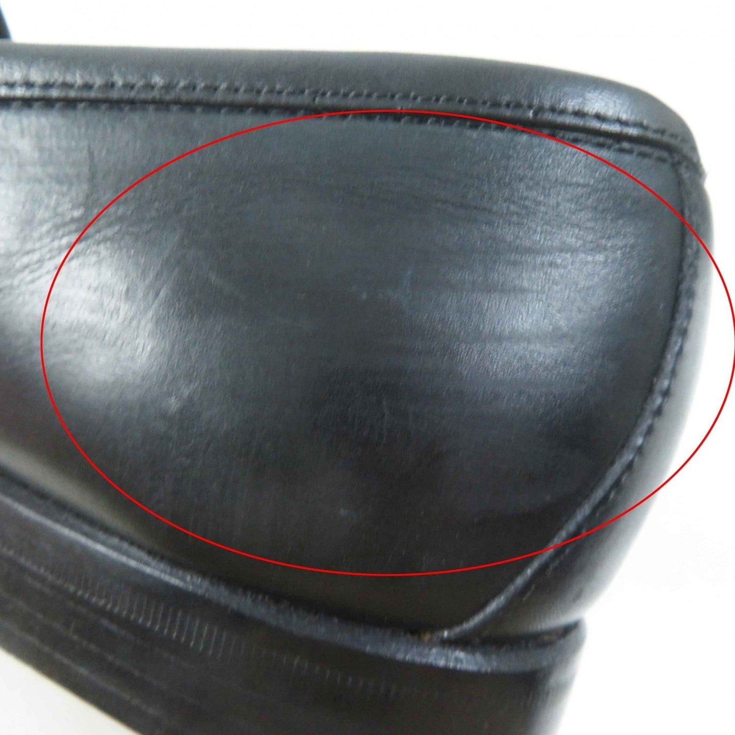 GUCCI loafers 100 0255／1 leather black 36
