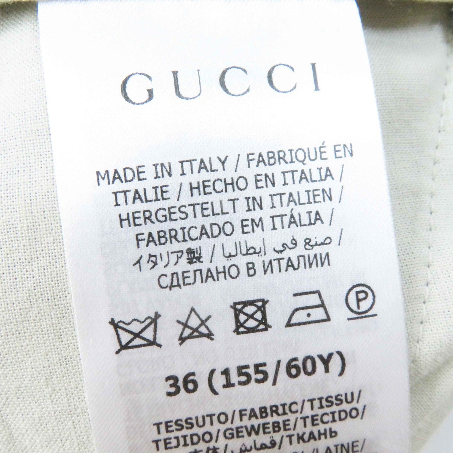 GUCCI Pants 1921 675974 wool gray 36