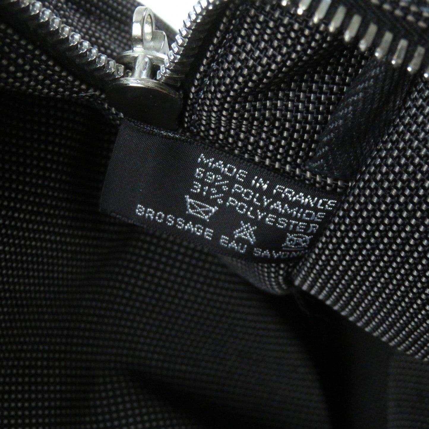HERMES Tote Bag polyamide gray Her LineMM