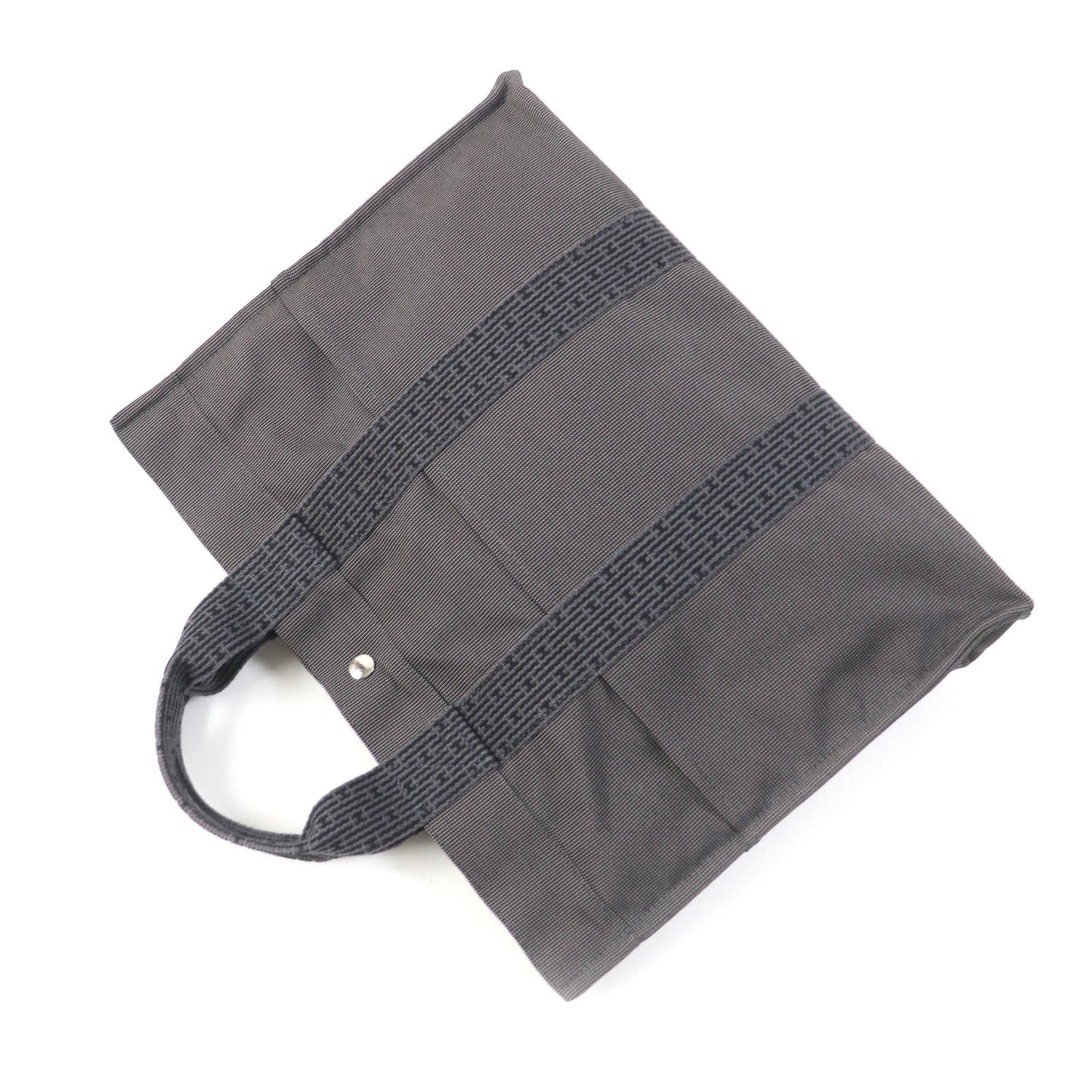 HERMES Tote Bag polyamide gray Her LineMM