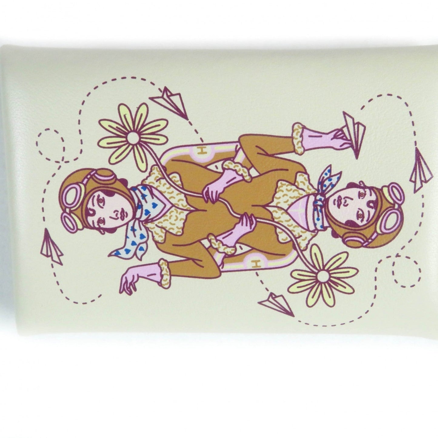 HERMES Card Case Vaux Swift Nata Calvi Aviatris