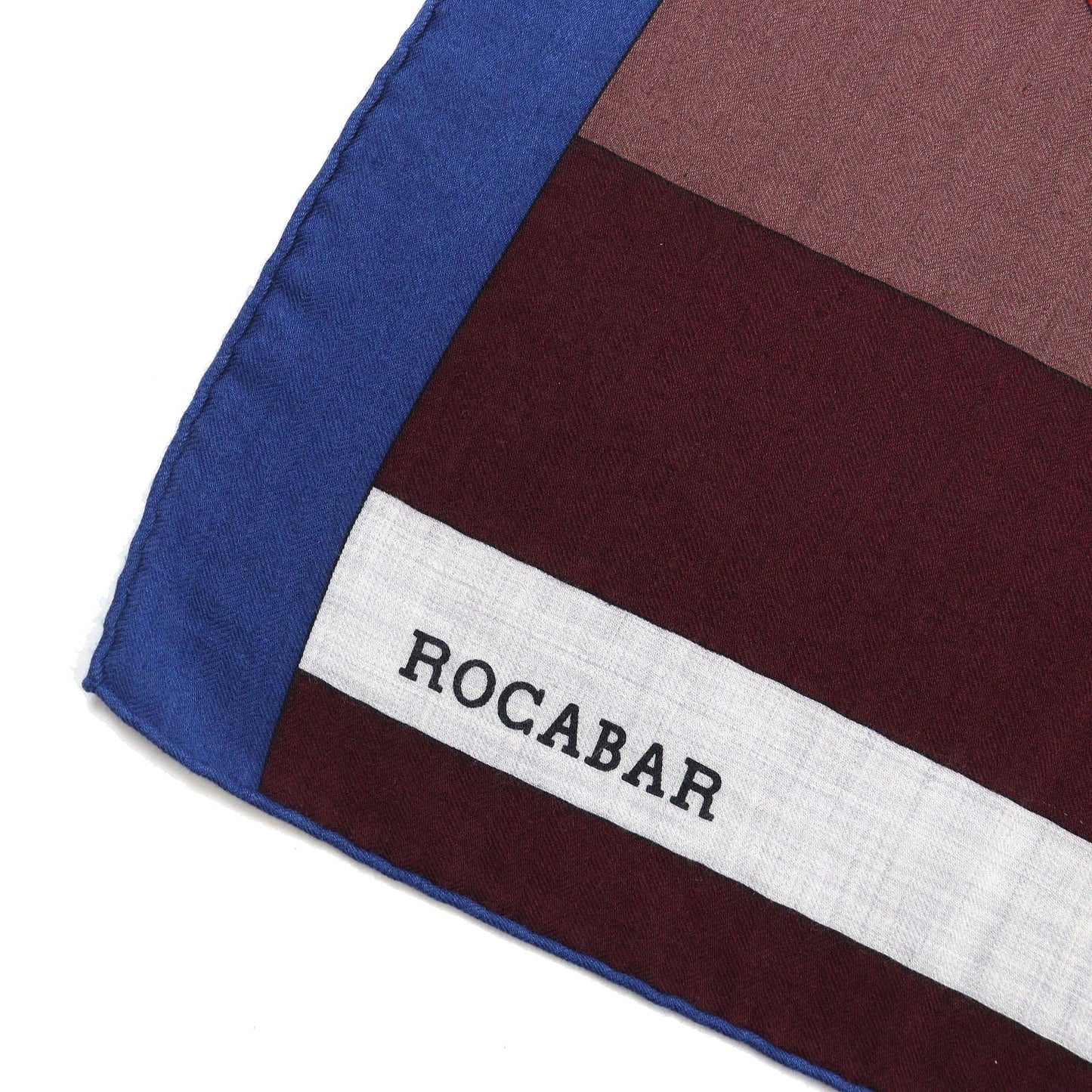 HERMES scarf 242708S cashmere Brown ROCABAR