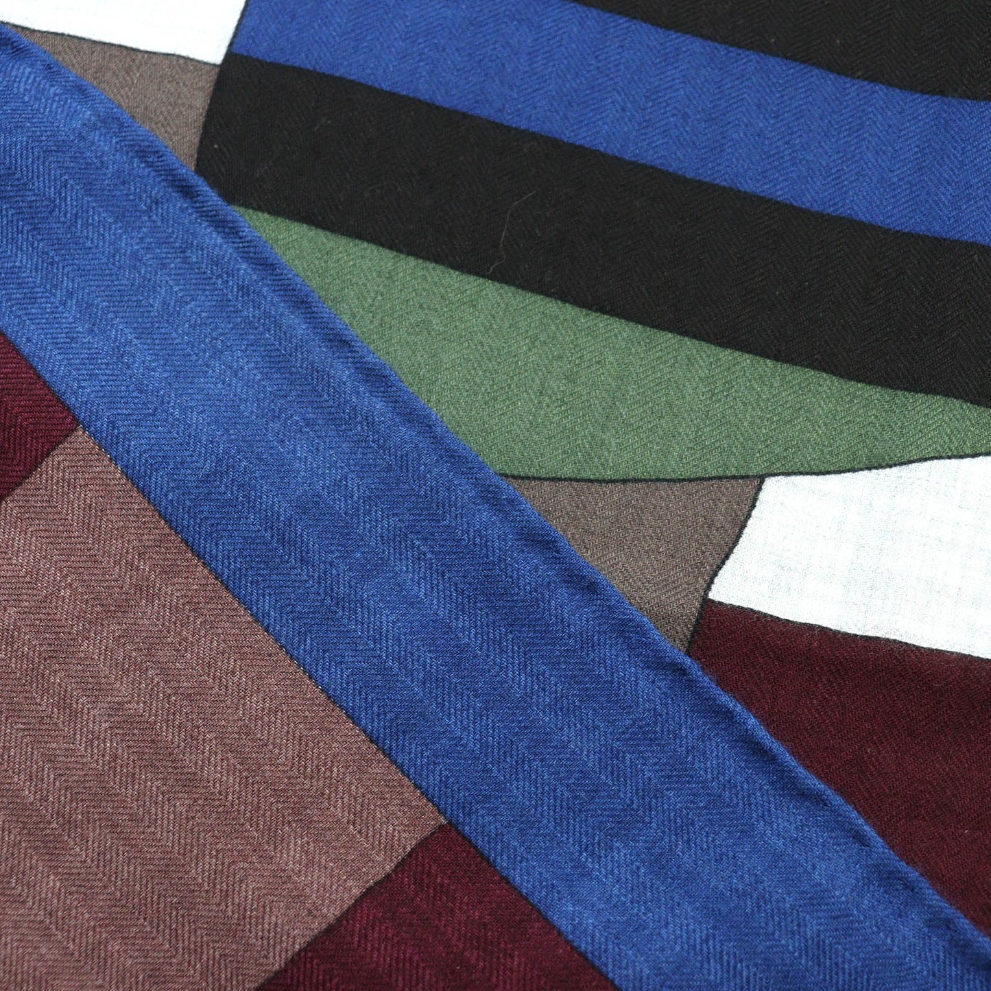 HERMES scarf 242708S cashmere Brown ROCABAR