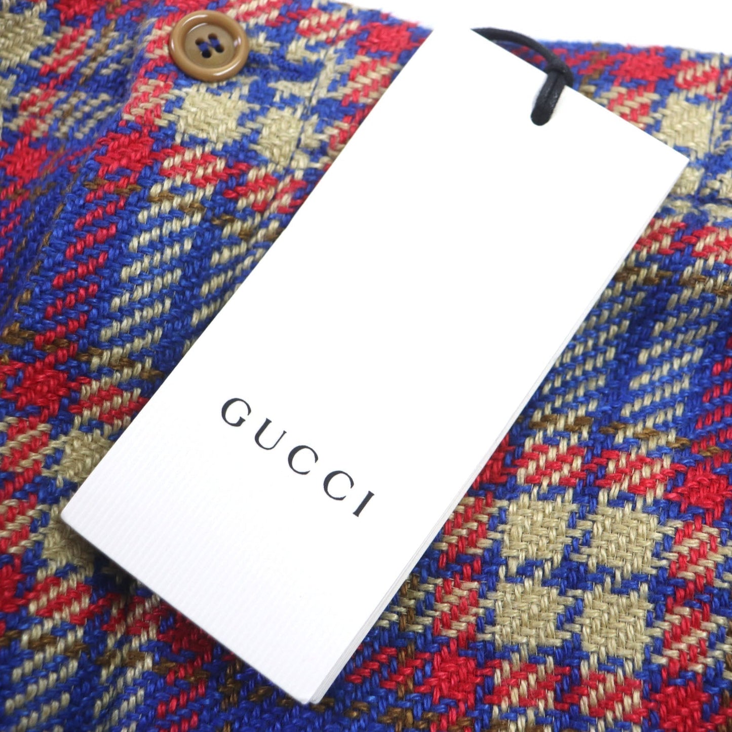 GUCCI Shorts 630590 linen blue multi 44