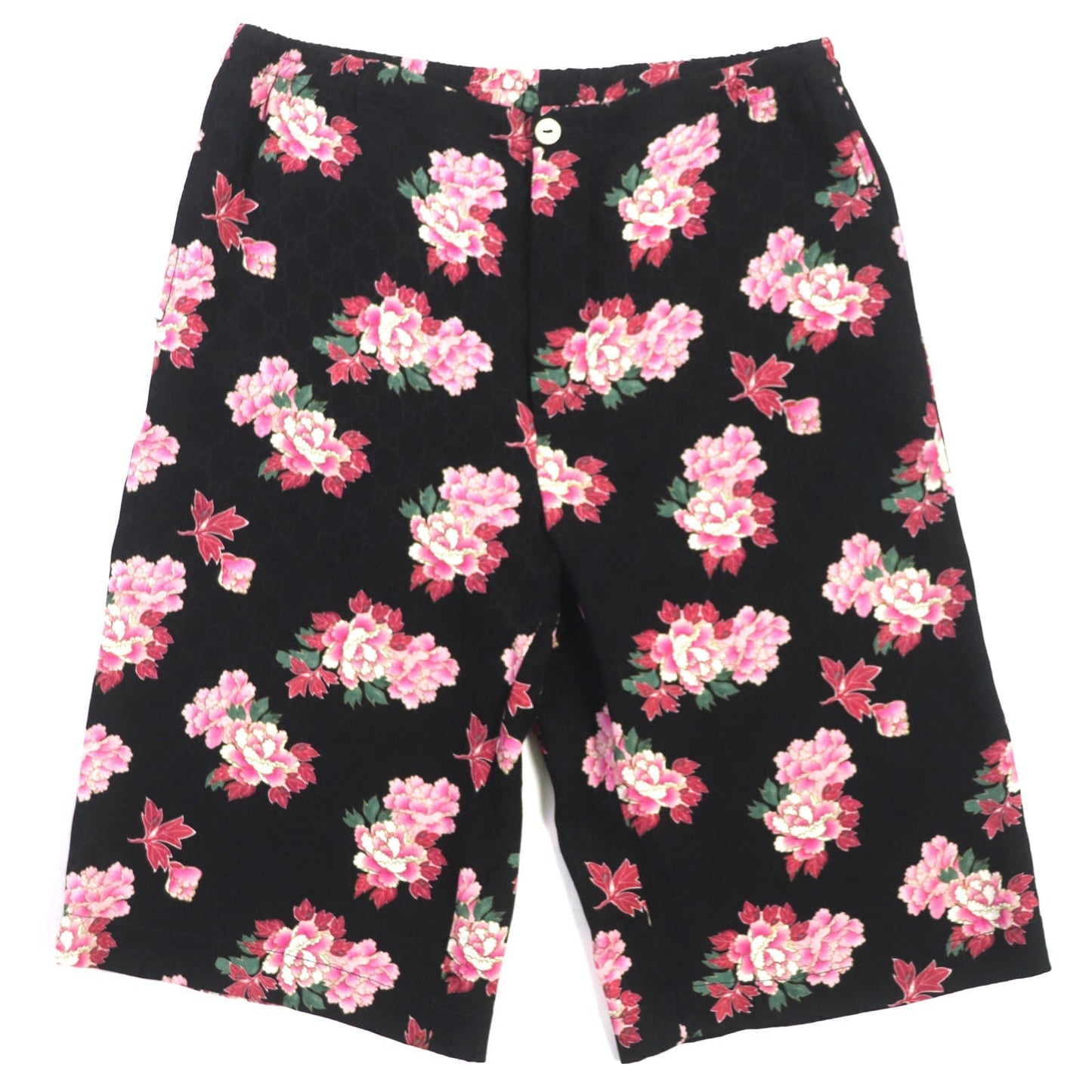 GUCCI Shorts 624399 silk Black pink 44
