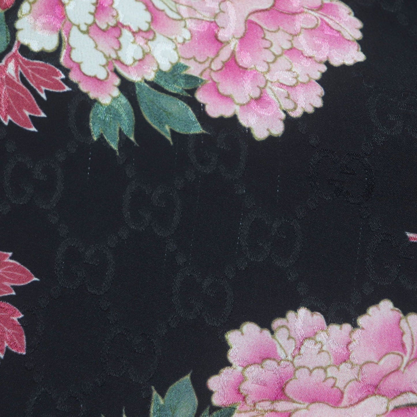 GUCCI Shorts 624399 silk Black pink 44