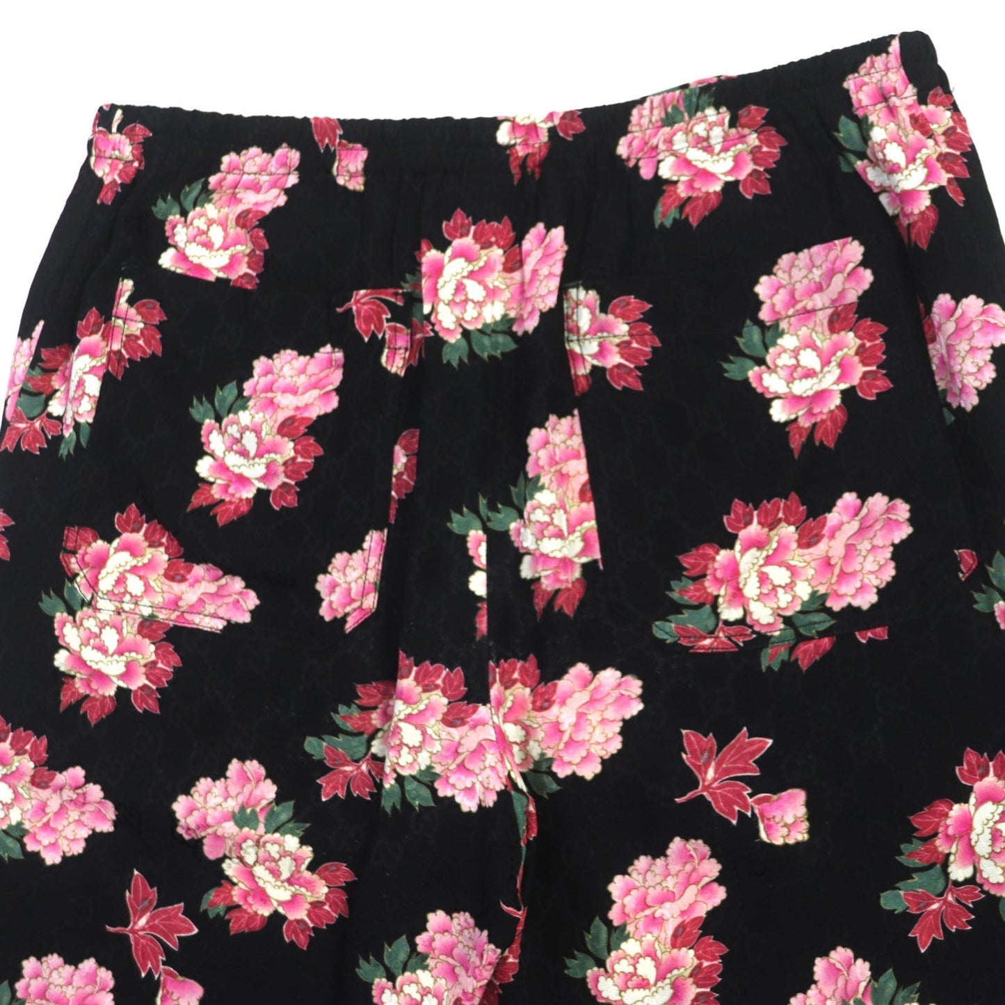 GUCCI Shorts 624399 silk Black pink 44