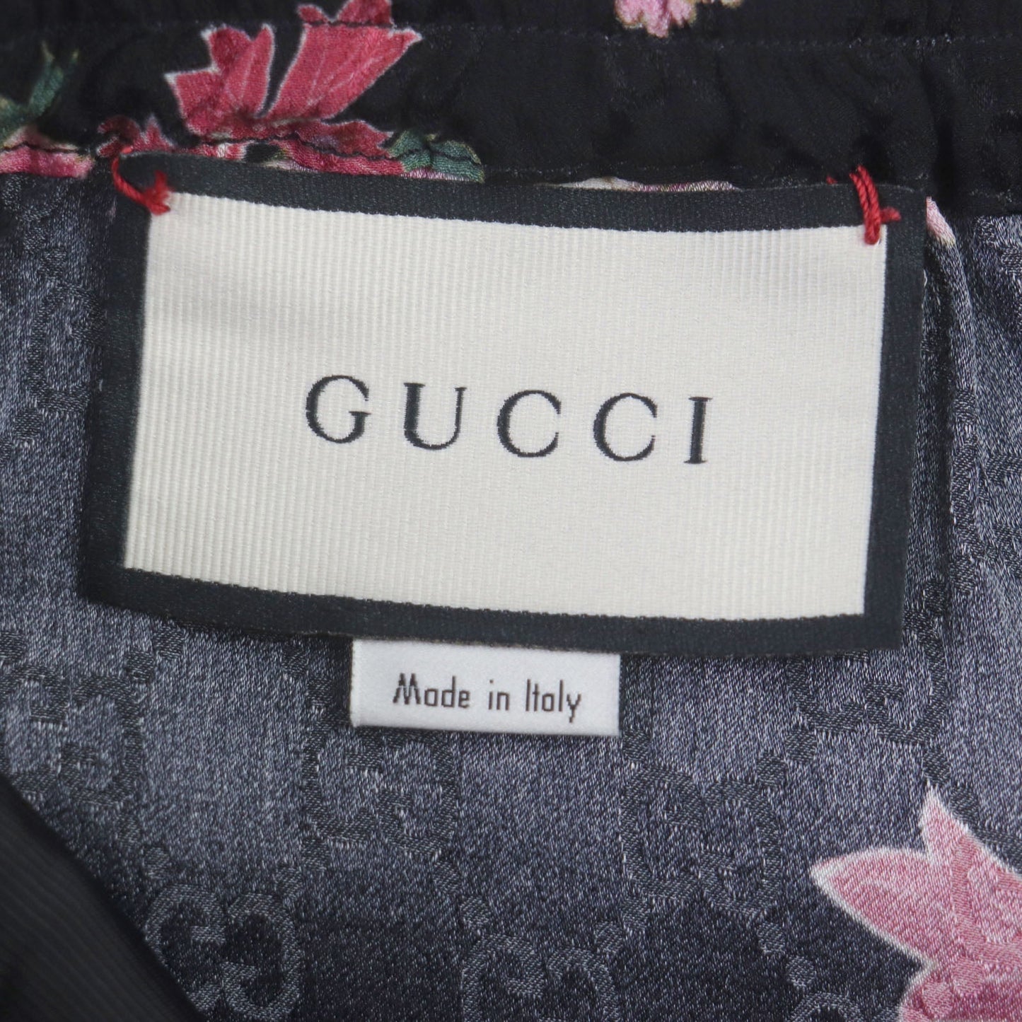 GUCCI Shorts 624399 silk Black pink 44