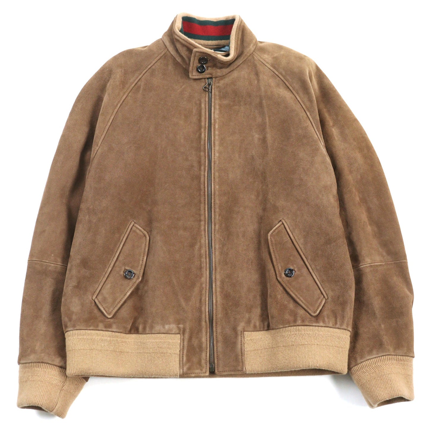 GUCCI Blouson 573544 Goat leather Brown 46