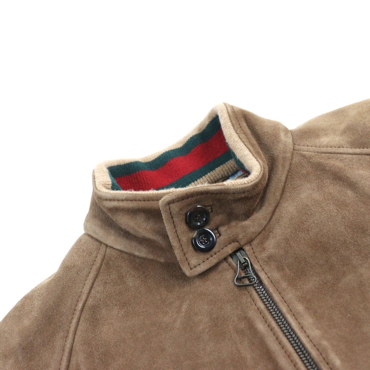 GUCCI Blouson 573544 Goat leather Brown 46