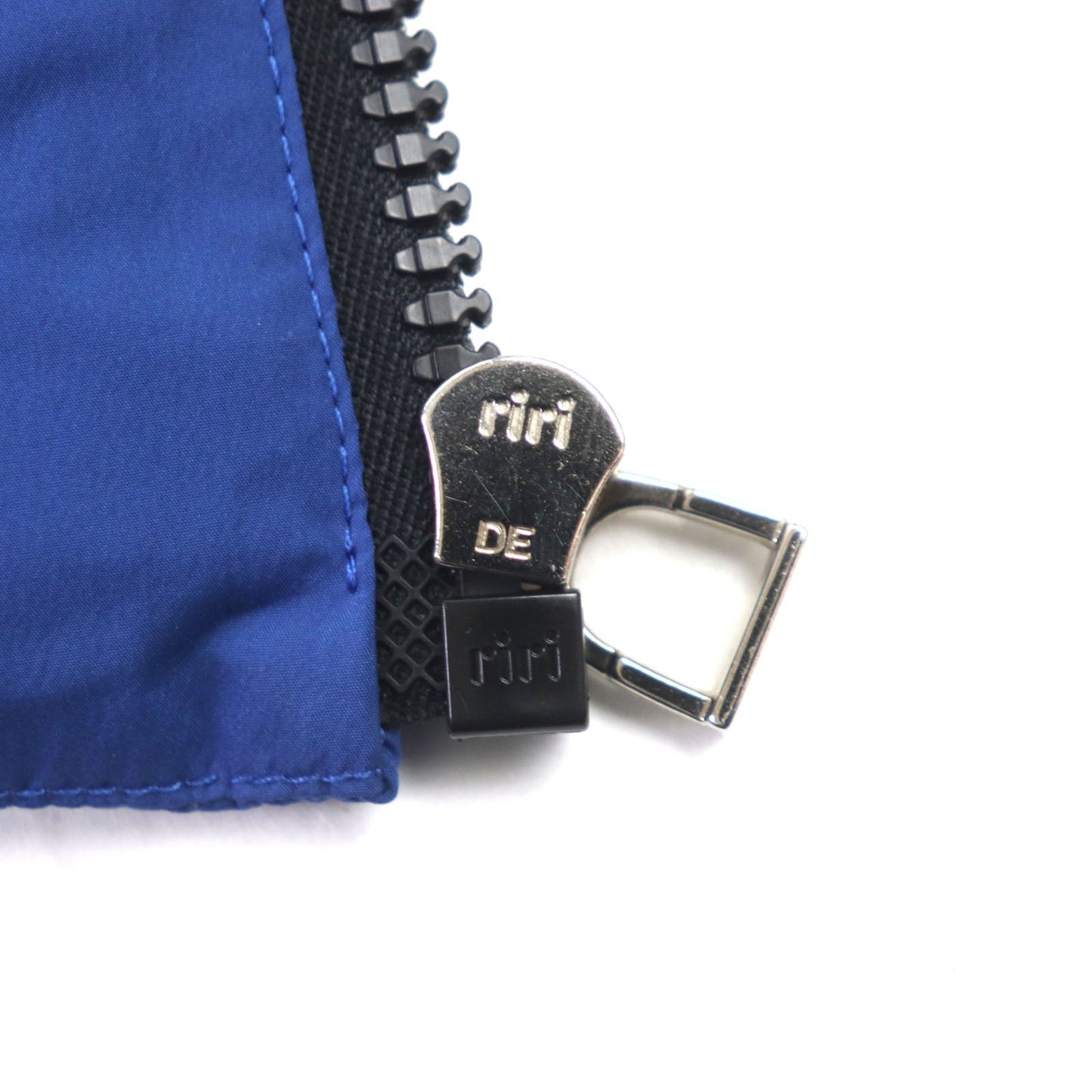 HERMES Down vest Nylon Blue navy S