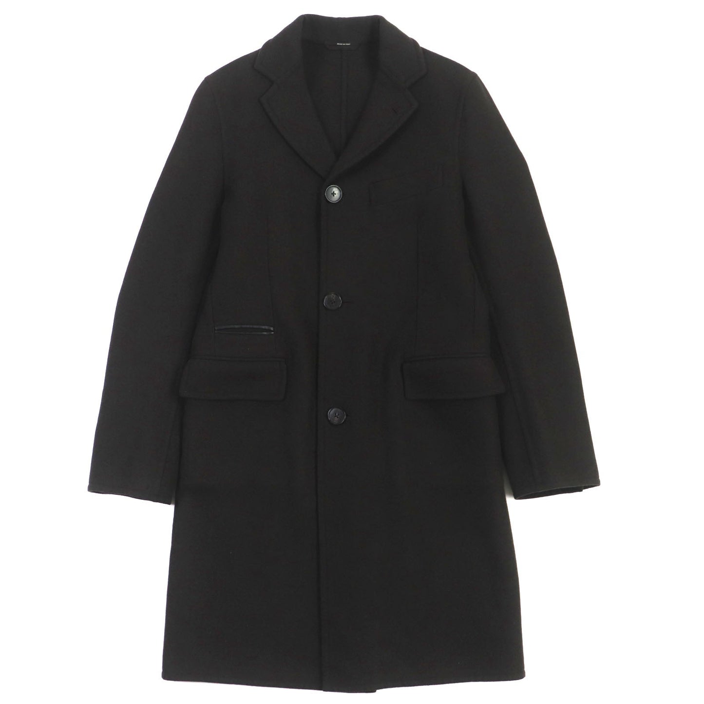 HERMES Chester coat cashmere Dark brown 44