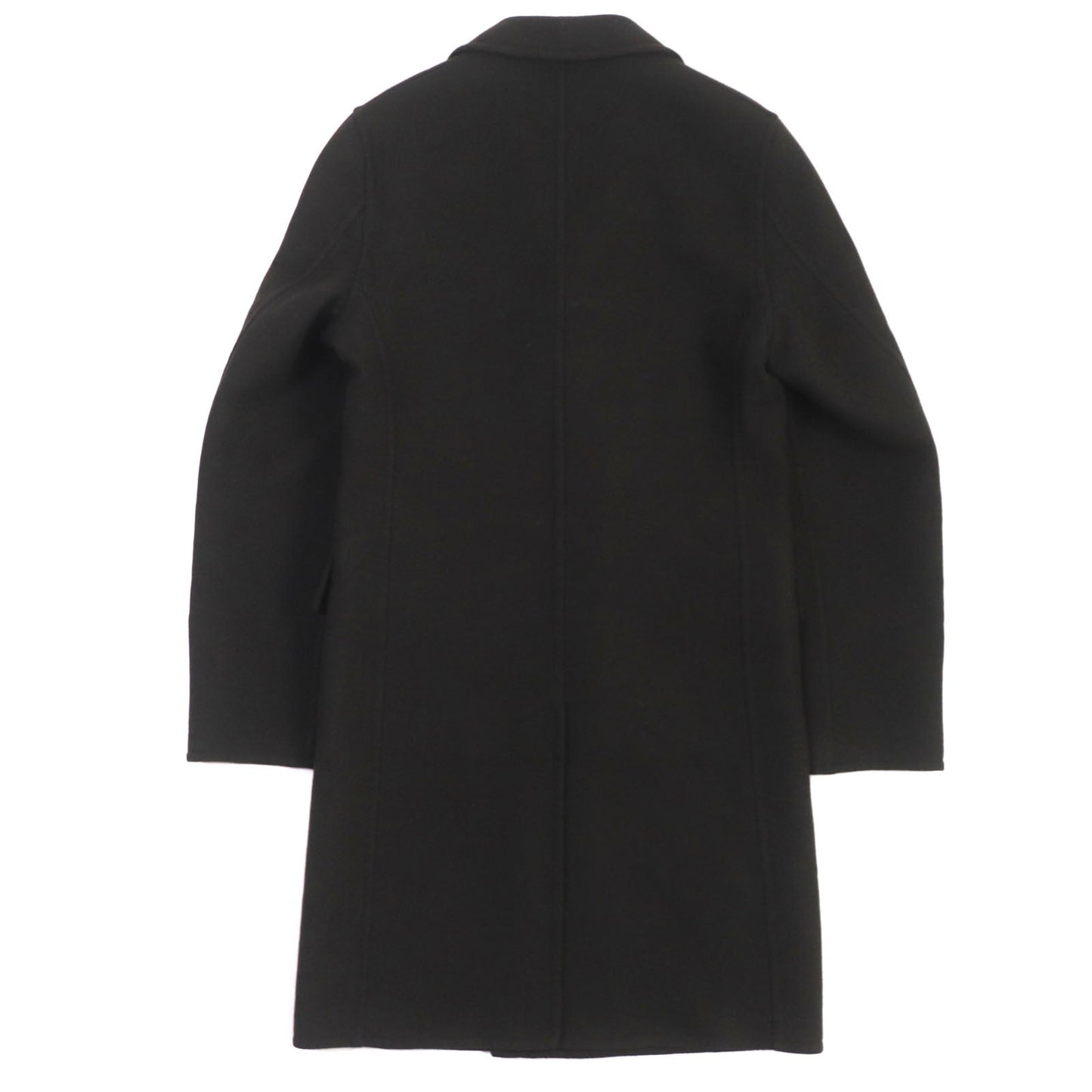 HERMES Chester coat cashmere Dark brown 44
