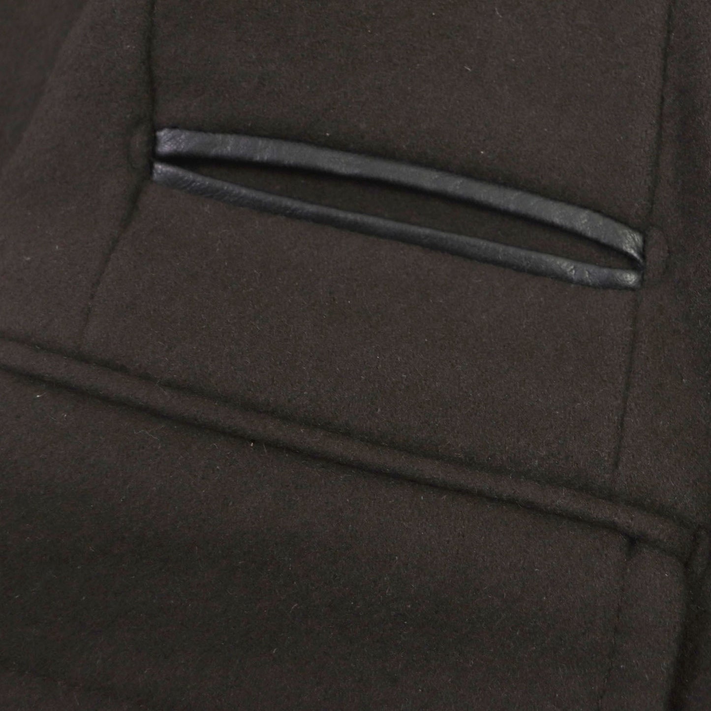 HERMES Chester coat cashmere Dark brown 44