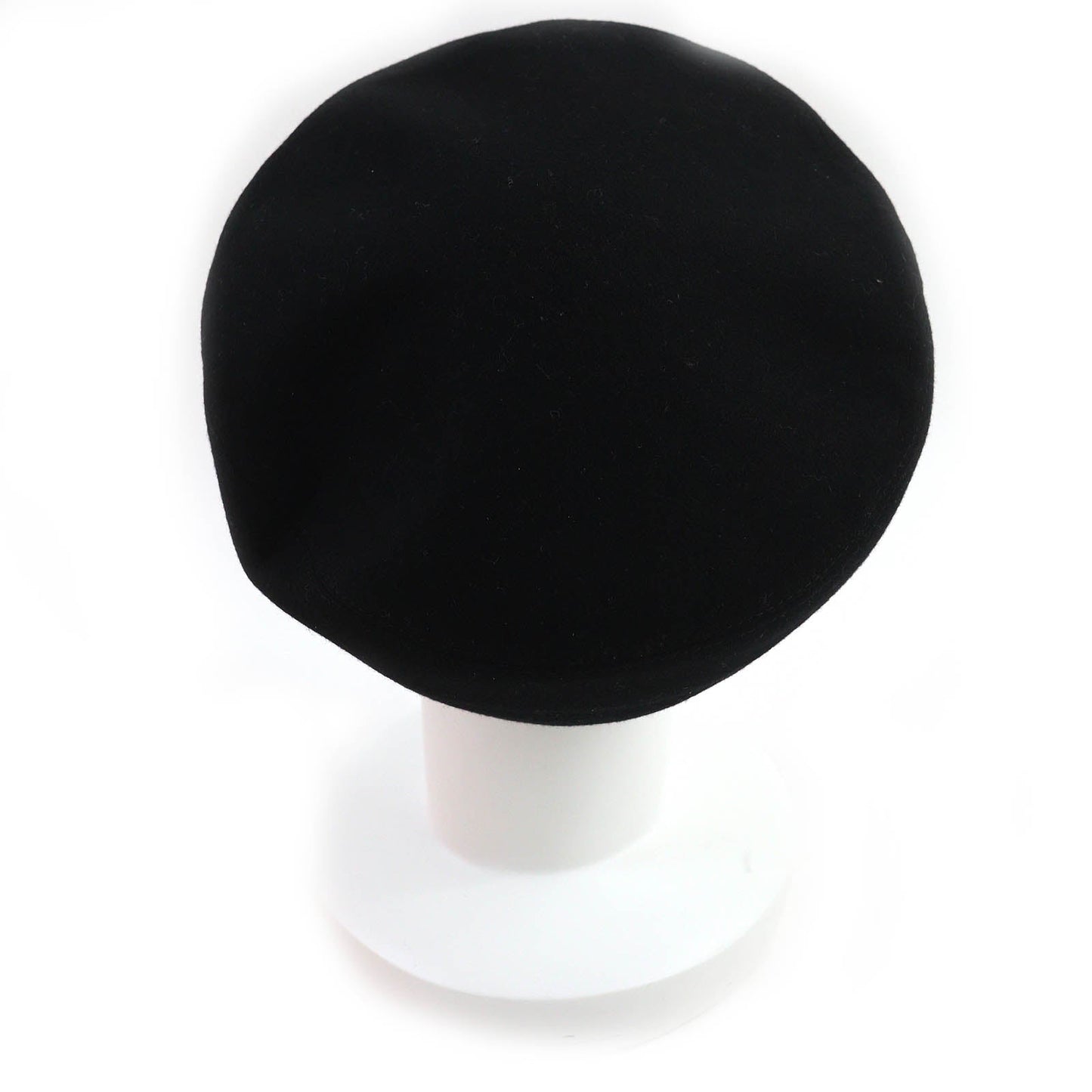 HERMES beret cashmere black 58