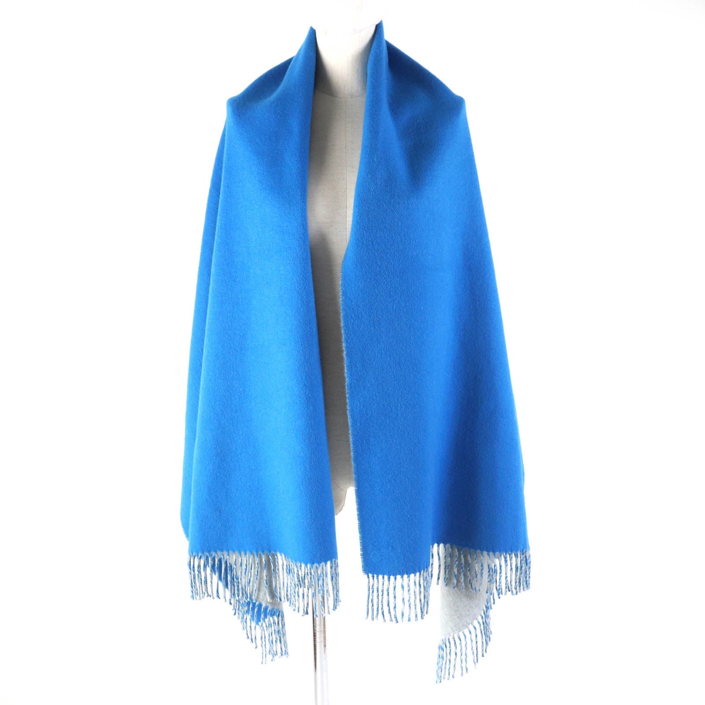HERMES shawl H259084S cashmere blue