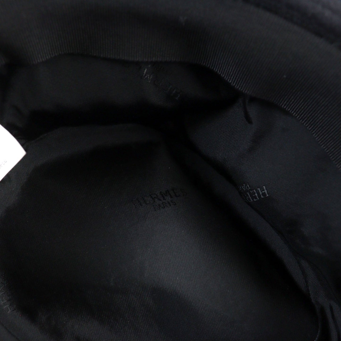 HERMES hat cashmere black