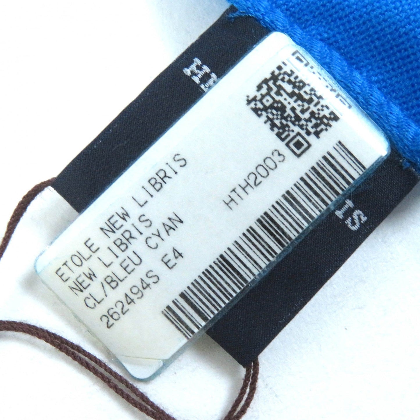 HERMES Stall 262494S cashmere BLEU CYAN ETOLE NEW LIBRIS