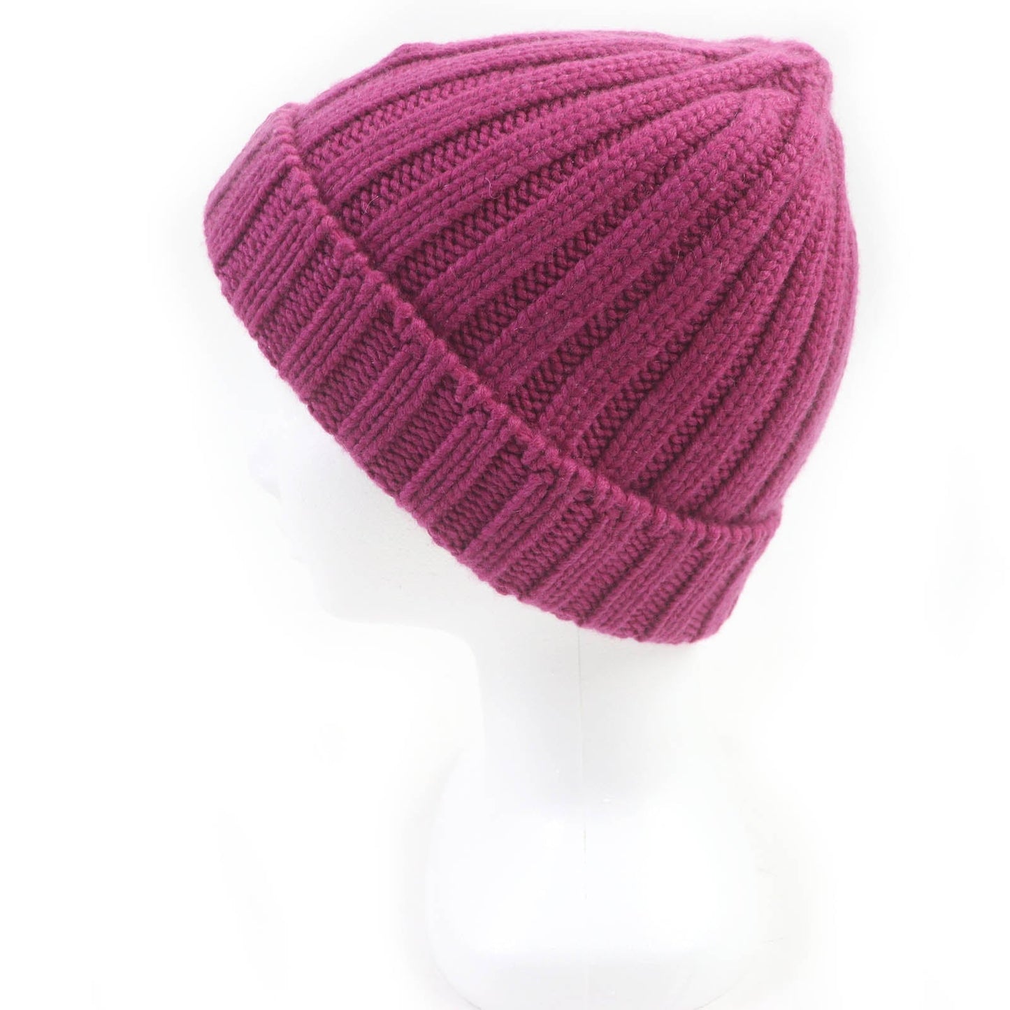 HERMES Knit cap cashmere Purple type