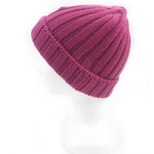 HERMES Knit cap cashmere Purple type