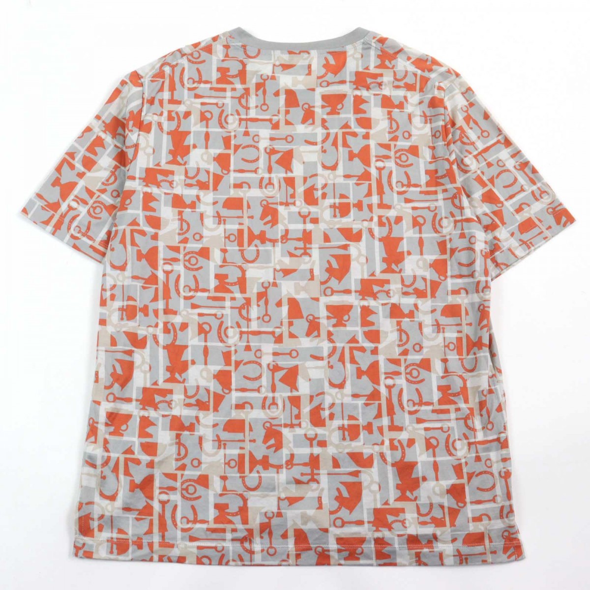 HERMES Short sleeve T-shirt cotton multicolor L