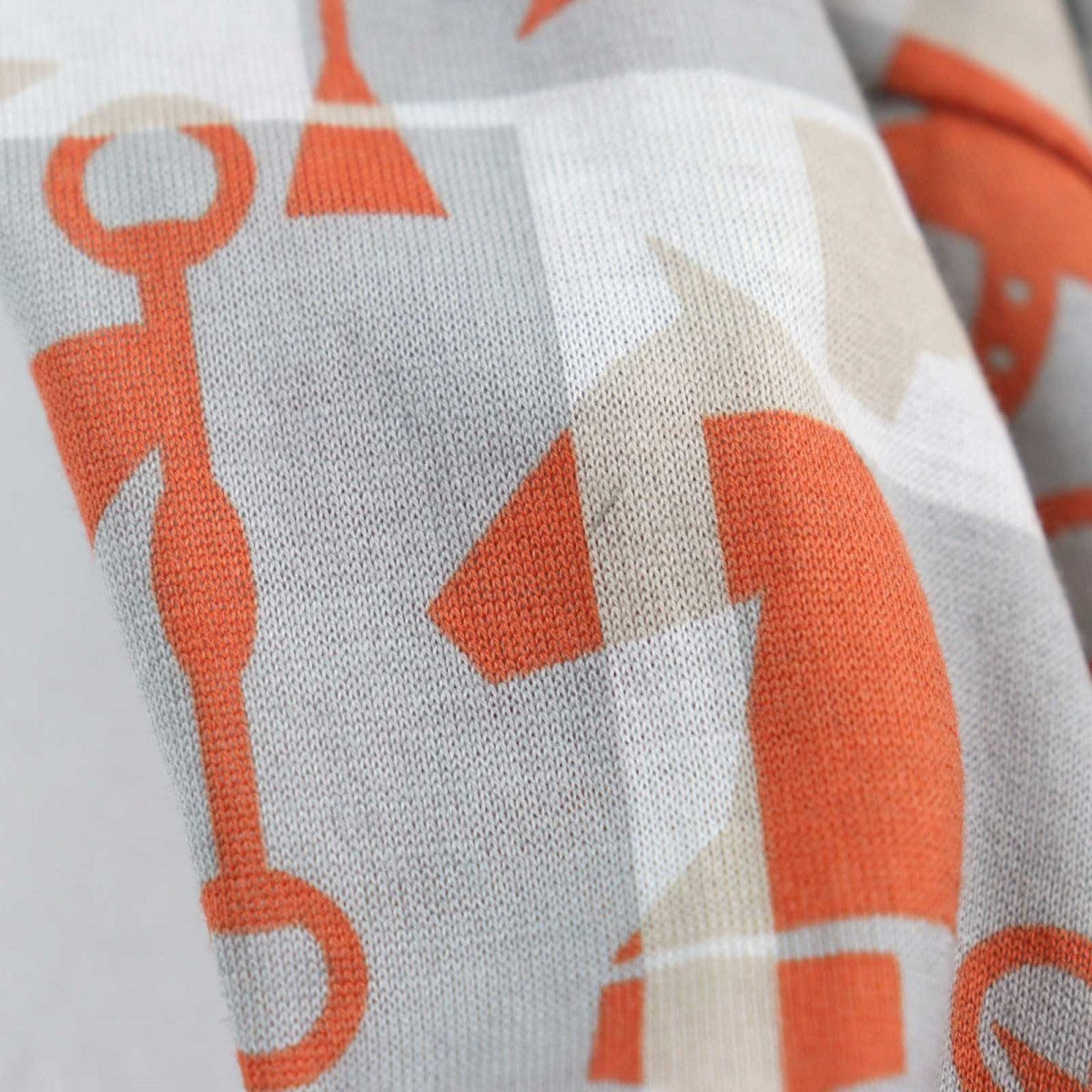HERMES Short sleeve T-shirt cotton multicolor L
