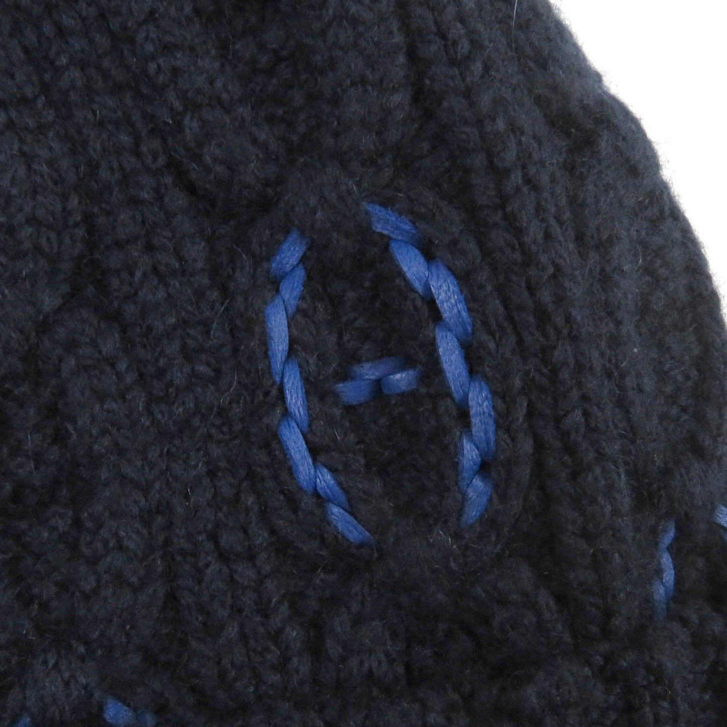 HERMES Knit cap cashmere Marin BONNET HOMME TRI MAILLOW TRESS M