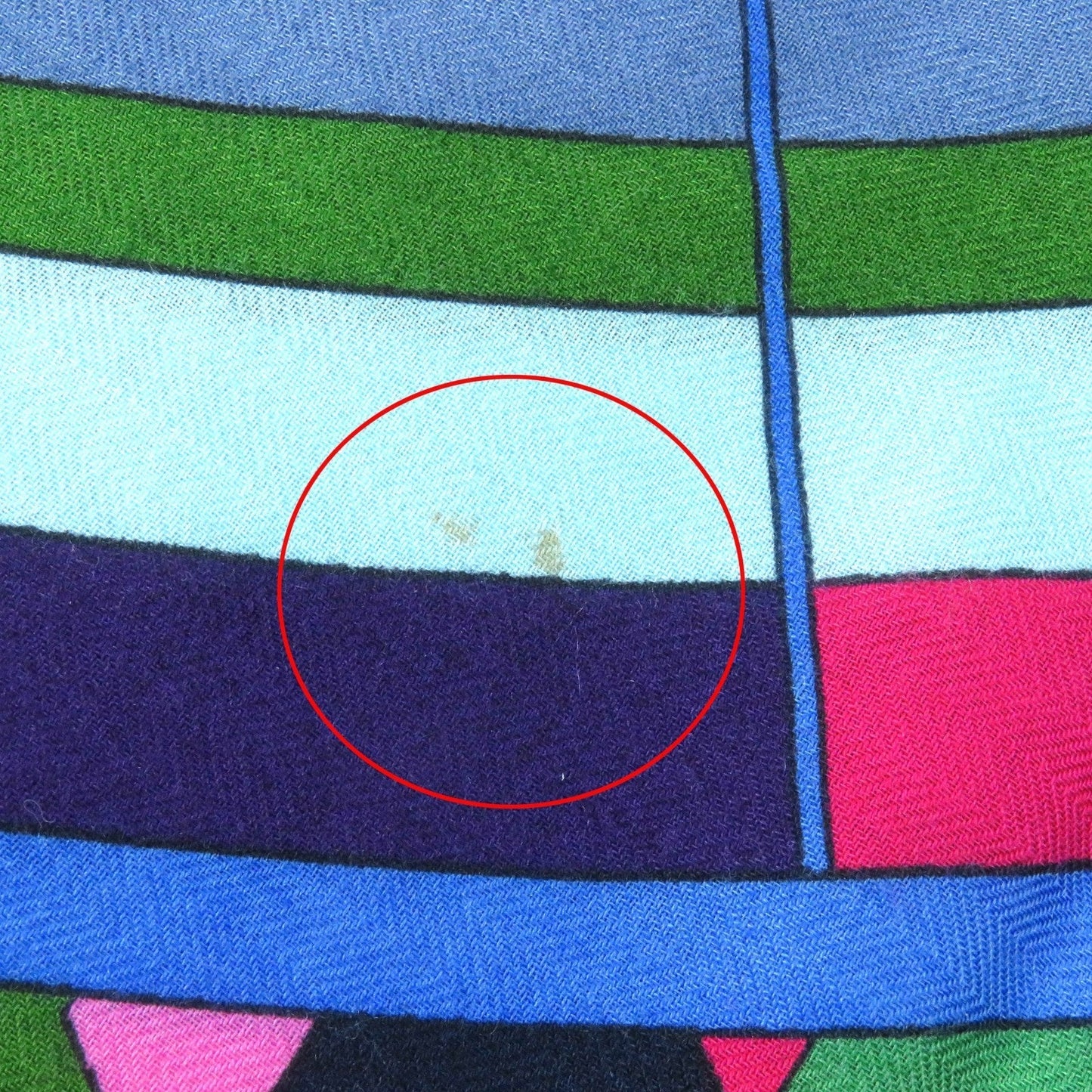 HERMES scarf cashmere multicolor ROSE DE COMPAS Rose of the Compass