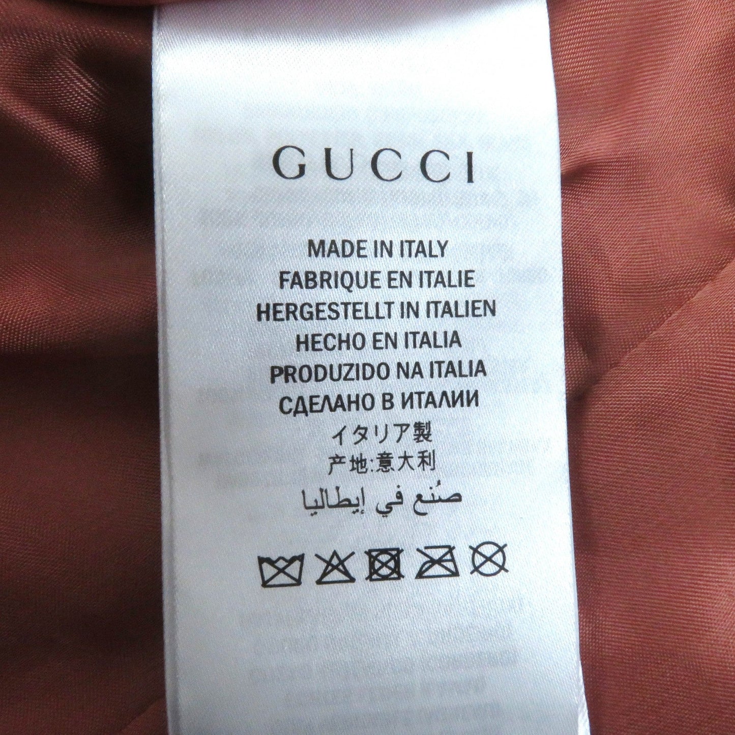GUCCI Jacket 502674 Lamb leather black 36