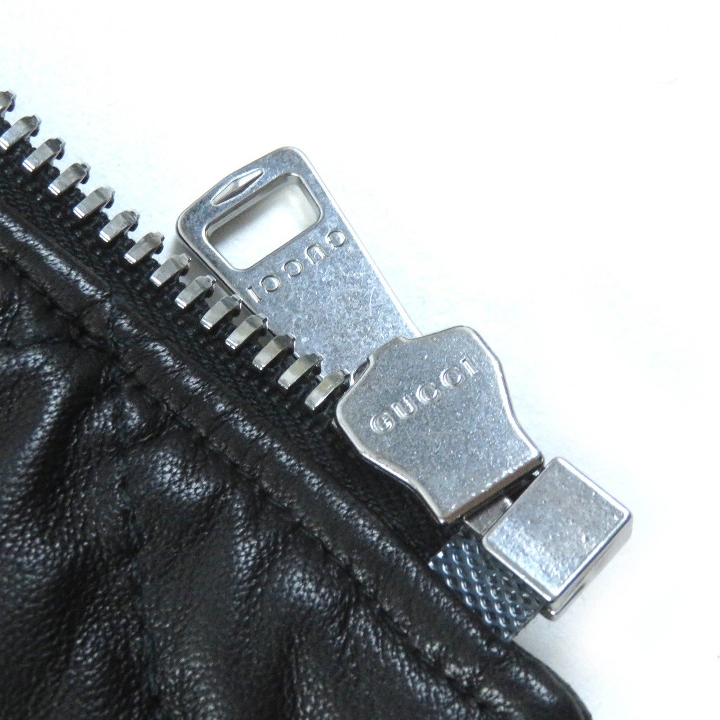 GUCCI Jacket 502674 Lamb leather black 36