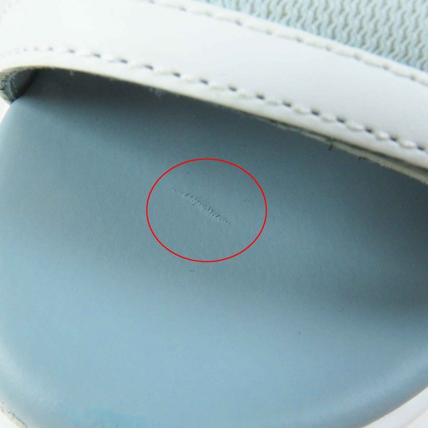 HERMES Sandals 231219Z leather Light blue white