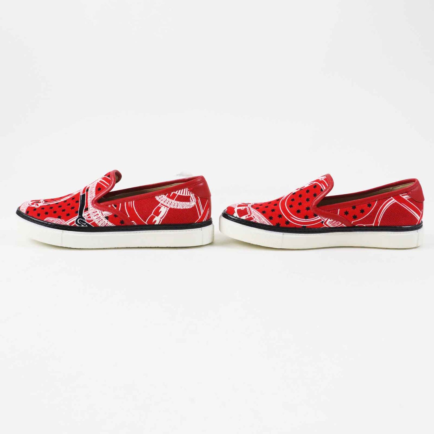 HERMES sneakers Velor Red 36.5