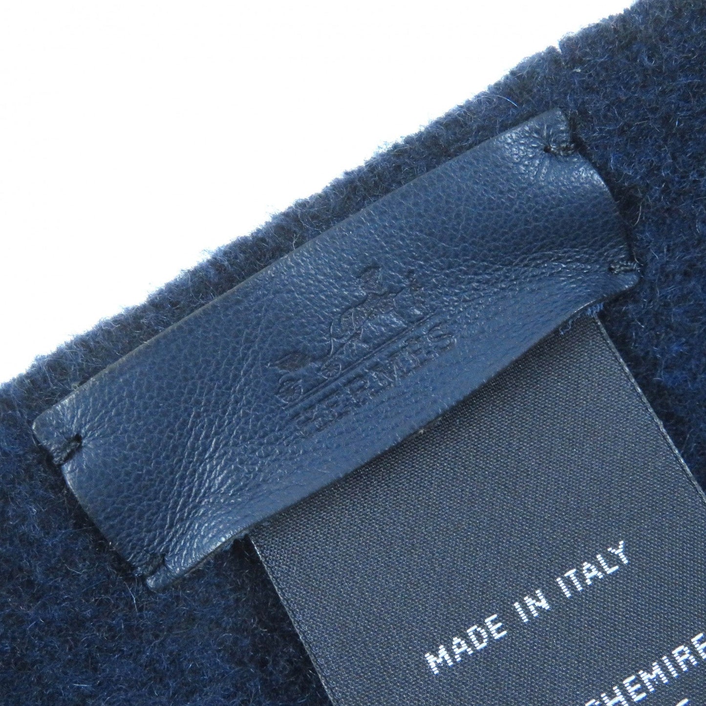 HERMES Scarf H259096S cashmere blue Allumet Pocket